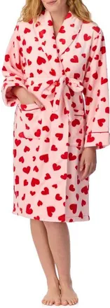 Kate Spade New York print robe in Pink/heart at Nordstrom, Size X-Small/small