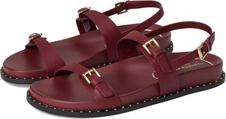 Kenneth Cole Drinity Womens Wedge Shoes Dark Red Leather : 10 M, Leather/Rubber