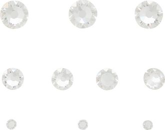 Jennifer Behr Kira Crystal-embellished Hair Magnets - set of ten - Silver - One Size
