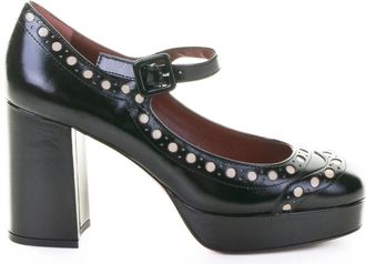 Roberto Festa Milano Jalina Pump - Dames - Schoenen - Zwart - Maat: 40 EU Leer