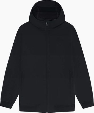 Lyle & Scott Mens Lyle & Scott Jet Black Tonal Fleece Back Softshell - Size: Regular/34