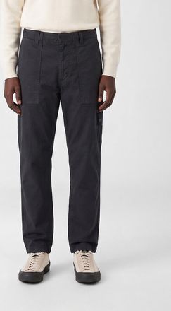 Stone Island Pantaloni straight in lino e cotone