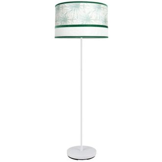 Fabrilamp L&aacute;mpara De Pie Salon Caledonia 1xe27 Blanco/verde 40d