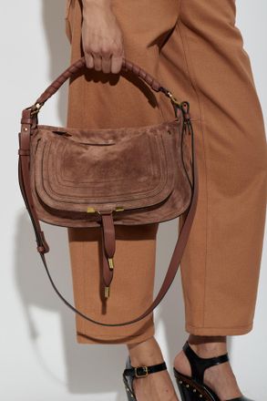 Chlo&eacute; Marcie Small Bag, Womens, Brown