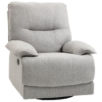 HOMCOM Sill&oacute;n reclinable 89x98x101 cm gris