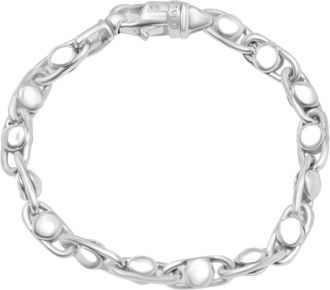 Pompeii3 Mens 14k Gold (46gram) or Platinum (75gram) 7.5mm Link Bracelet 8.5