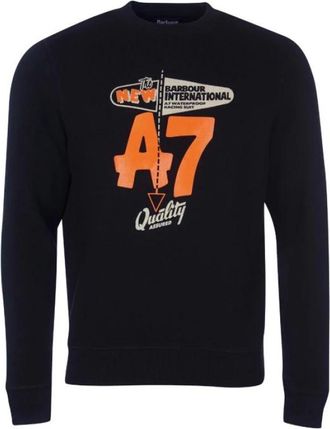 Barbour Legacy A7 Sweatshirt - Heren - Sweatshirts - Zwart - L - Wol - Hoodies & sweatvesten