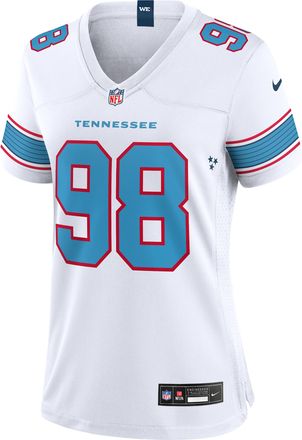 Nike Jeffery Simmons Tennessee Titans Nike Womens NFL Game Jersey in White | 67NW0IUY9VF-4QK