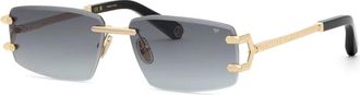 Philipp Plein Spp 276M Zonnebril - Heren - Zonnebrillen - Veelkleurig - 60 MM - Accessoires