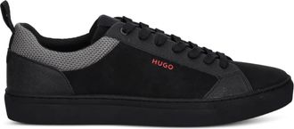 HUGO BOSS Sneakers met vlakken - Zwart