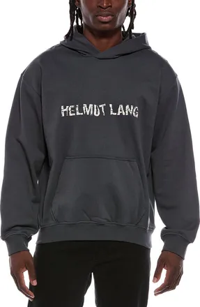 Helmut Lang Crumpled Logo Hoodie