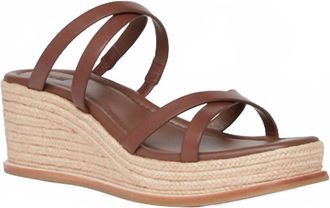 Paige Womens Jenny Wedge In Mahogany
