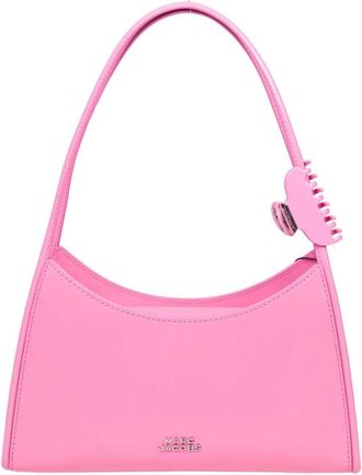 Marc Jacobs The Claw Clip Shoulder Bag In Brushed Leather Color Pink