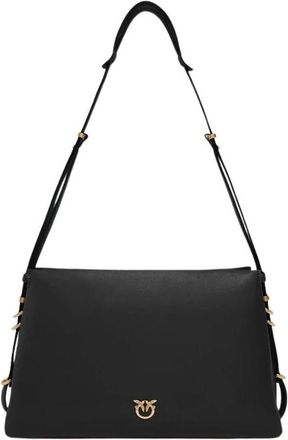 Pinko One- Two- Three Tas - Dames - Schoudertassen - Zwart - ONE Size - Katoen - Tassen