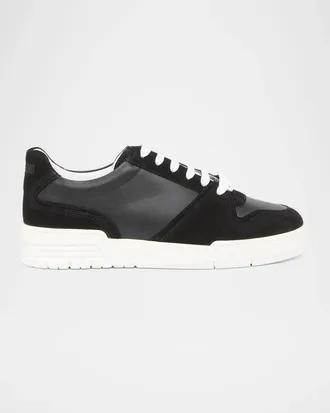Moschino Leather Low-Top Sneakers