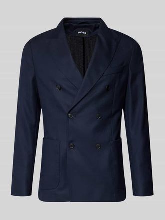 HUGO BOSS Slim Fit Sakko aus reiner Schurwolle Modell C-Henry-DB-2626 in Marine, Gr&ouml;&szlig;e 102