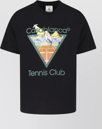 Casablanca cotton printed t-shirt
