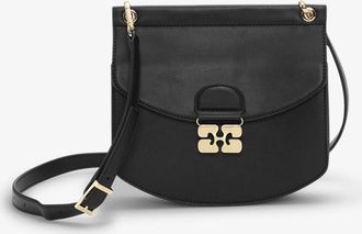 Ganni Small Apo-G Bag in Black Womens