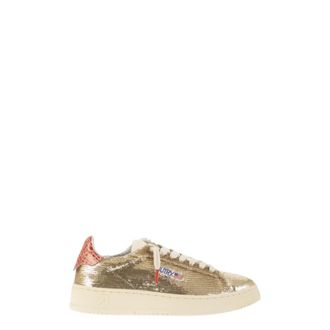 Autry Dallas Low Sneakers - Heren - Sneakers - Beige - 37 EU - Katoen - Schoenen