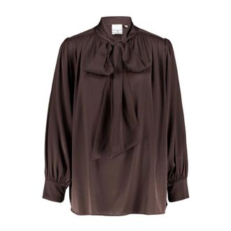 Emily van den Bergh Blouses - Dames - Blouses & Shirts - Bruin - Maat: S