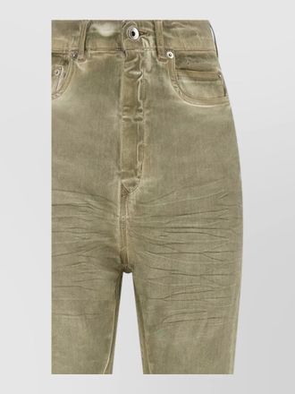 Rick Owens bolan high waist bootcut denim trousers