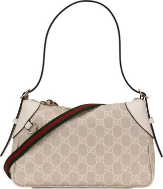 Gucci Schoudertas - Dames - Schoudertassen - Wit - ONE Size - Leer - Tassen