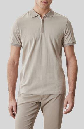 Robert Barakett Whistler Half Zip Polo in Sand at Nordstrom, Size Xx-Large