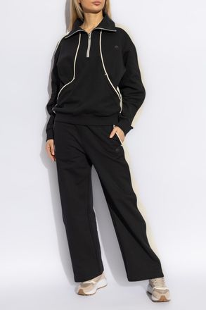 Moose Knuckles Sweatpants With Side Stripes, Womens, Black