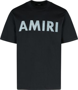 Amiri Black Cotton T Shirt