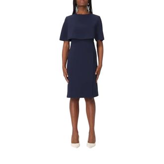 Liviana Conti Korte Jurk - Dames - Korte kleedjes - Blauw - XL - Kleedjes