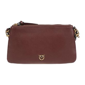 Pinko Cross Body Bags, female, Brown, Size: ONE SIZE Double Mini Bag