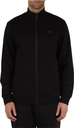 HUGO BOSS Katoenen Zip Hoodie - Heren - Vesten met rits - Zwart - L - Katoen - Hoodies & sweatvesten