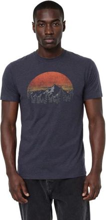 tentree Vintage Sunset T-Shirt in Midnight Blue Heather/arbutus at Nordstrom, Size Xx-Large