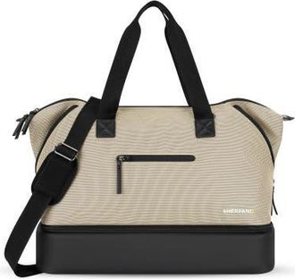 Sherpani Boston Anti-Theft Weekender Duffle Bag in Straw at Nordstrom