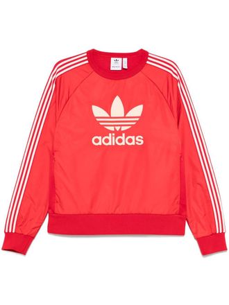 adidas x Wales Bonner trefoil logo sweatshirt - unisex - Cotton/Recycled Polyester - L - Red