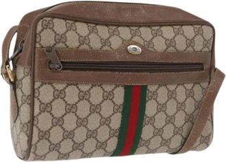 Gucci Pre-owned Cross Body Bags, female, Beige, Size: ONE SIZE Pre-owned Plastic Cross Body Bag