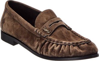 Saint Laurent Le Supple Suede Loafer