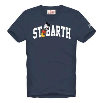 MC2 Saint Barth Heren, Tops, Blauw, Maat: L Katoen