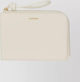 Jil Sander leather envelope coin purse