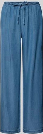 Only Wide Leg Hose aus Lyocell Modell CHARIS in Jeansblau, Gr&ouml;&szlig;e XL