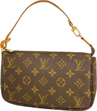 Louis Vuitton Brown Pouch (Pre-Owned)