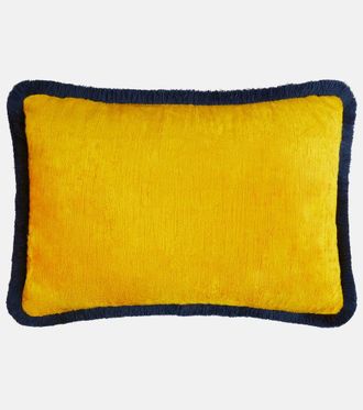 Les-Ottomans Silk velvet cushion