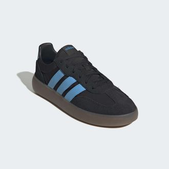 adidas Sneaker ADIDAS SPORTSWEAR BARREDA DECODE, Herren, Gr. 42,5, core schwarz, lucid aquamarine, gum5, Leder, Textil, Schuhe Sneaker, inspiriert vom Design