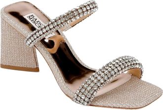 Badgley Mischka Frankie Heeled Sandal Pale Gold MP6737-280 Womens