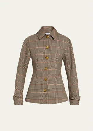 Veronica Beard Severine Plaid Jacket