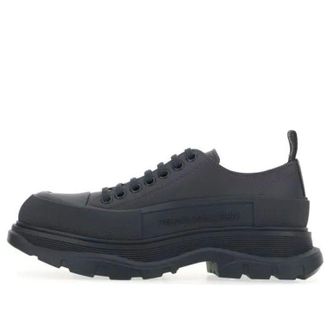 Alexander McQueen Tread Slick Low-Top Sneakers Dark Brown Black 705662WHZ621185