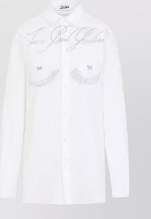 Jean Paul Gaultier ls double layer shirt