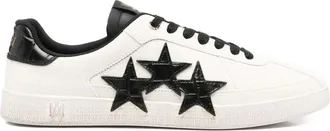 Amiri Star-motif Leather Sneakers