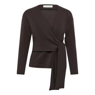 Inwear Blusa Vincent con Nudo - Blouses & Shirts - Mujer - Marr&oacute;n - L