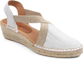 Patricia Green Grace Espadrille Wedge in White at Nordstrom, Size 10